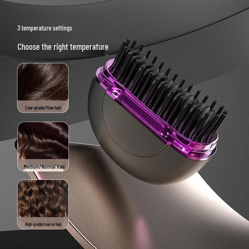 LISM Portable Mini Cordless Hair Straightener & Heating Comb