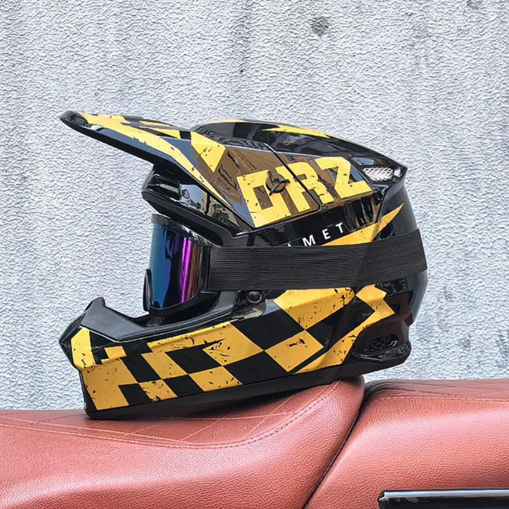 Red and Blue Downhill Helmets Off-road Full Helmets Mountain Bike Riding Safety Helmets Men's and Women's Cycling Forest Helmets