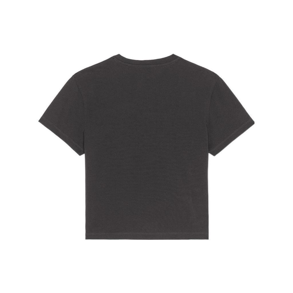 Maison Kitsune Ss22 Solid Color Fox Head Embroidered Crew Neck Short Sleeve T-Shirt Women Tops Black JW00125KJ0008-P199