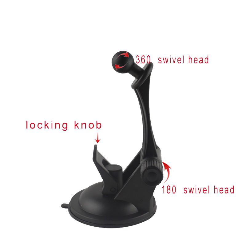 Universal Car Phone Holder Mount 360 Degree Rotatable Base & Strong Suction Cell Phone Holder for Car Windshield Phone Holder