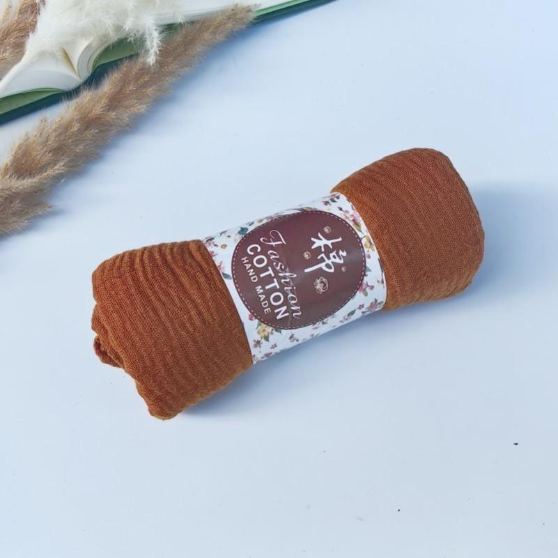 1-61 Colors Pleated Plain Hijab Scarf Bubble Solid Muslim Turban Wrinkle Women Scarves Veil Ripple Hijab Scarf Shawl Headscarf