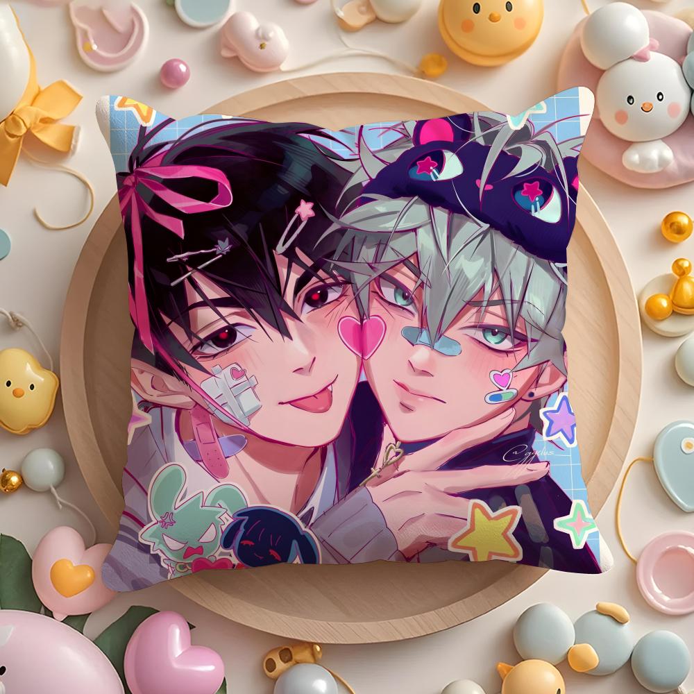 Alien Anime S-Stage Cushion Cover Home & Car Multi-Scene Pillow Cover - Reversible, Soft & Durable for Daily Use