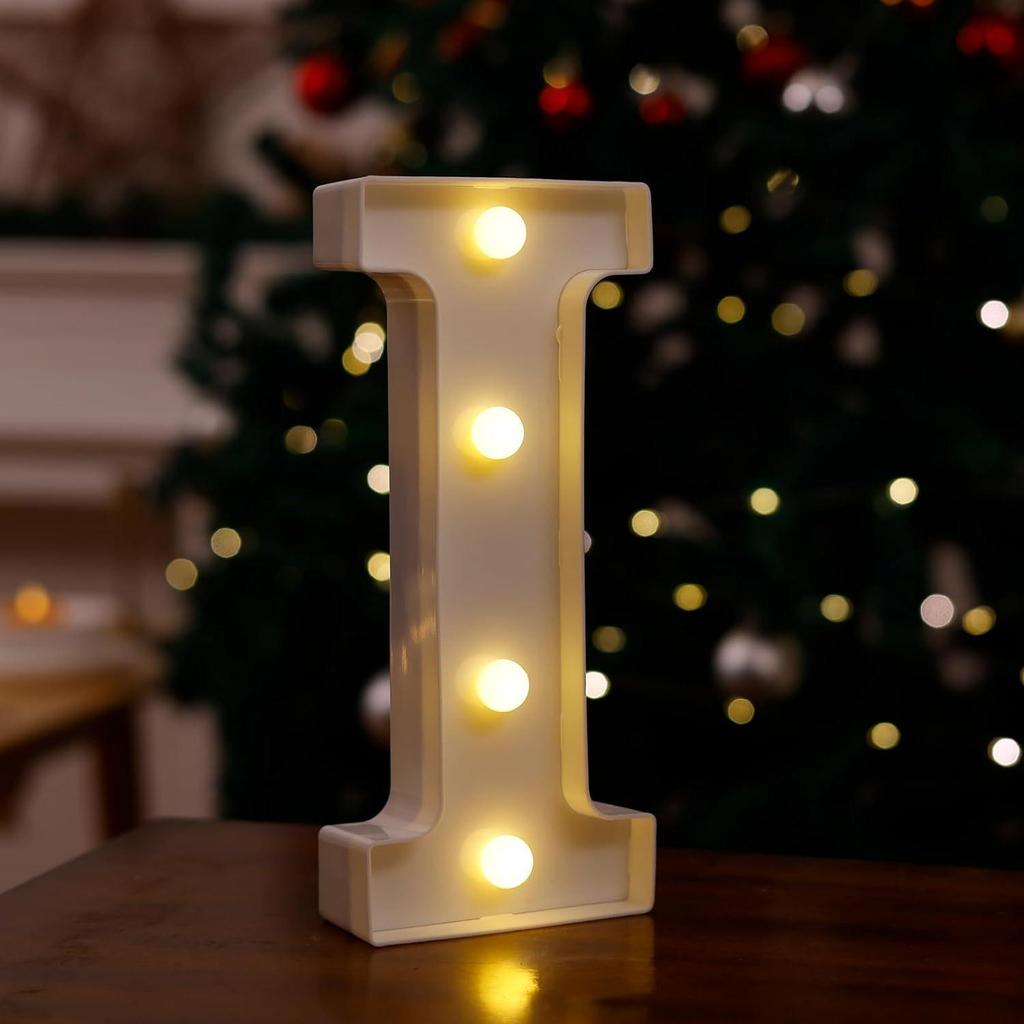 LED Letter & Number Lights: Multicolor Decorations for Birthdays, Proposals, Weddings, and Parties