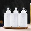 800/1000ml Kitchen Large Caliber Condiment Dispenser with Scale Squeeze Bottles Squirt for Oil Sauce Mustard Kitchen Supplies