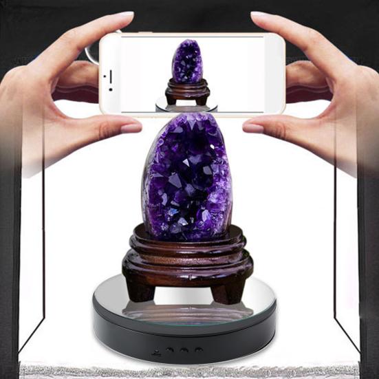 Rotating Display Stand 360 Degree Rotation Large Bearing Capacity Low Noise Rechargeable