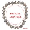 Faceted Stone Bracelet for Men Adjustable Natural Pyrite Wealt Handchain Jewelry for Casual and Formal Event