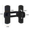 Stainless Steel Guard Toggle Hook Cabinet Sliding Barn Door Lock Door Bolt Barn Lock Door Buckle