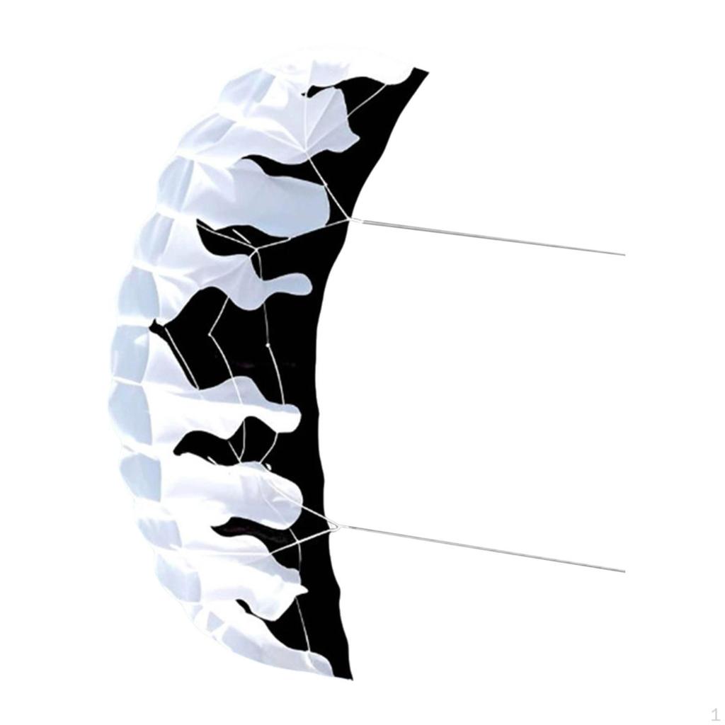 2 M Parafoil Kite for Outdoor Use, Two-line with 30 Line Activities
