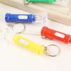 10Pcs Flashlight Toy Metal Buckle Portable Diamond Shape Exquisite Comfortable Grip Entertainment Fine Workmanship Kids Flash Light Key Rings Pendant