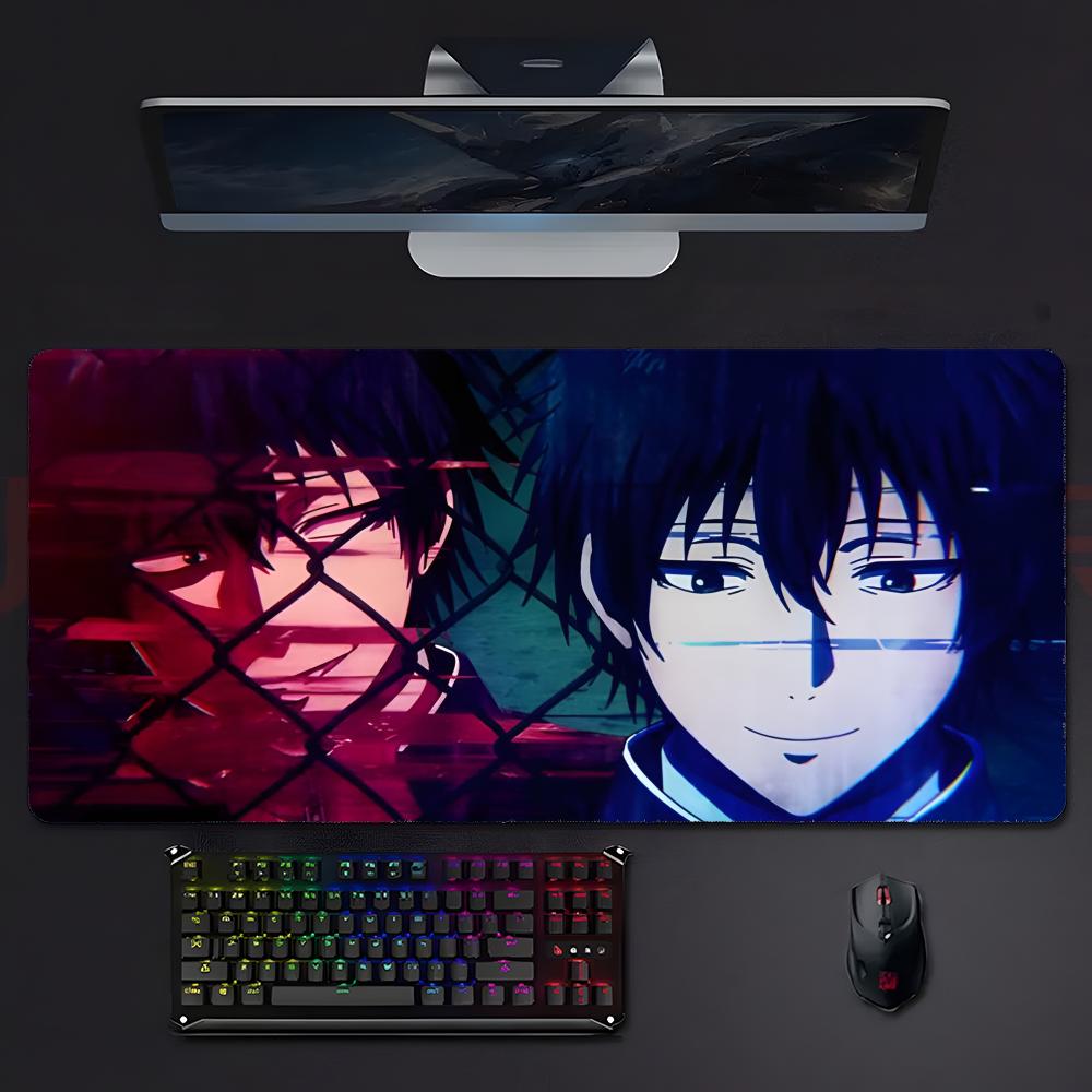 Dark Thrilling Anime TTomodachi Game Mouse Pad Mousepad Large Gaming Lockedge Thickened Pc Table Desk Mat