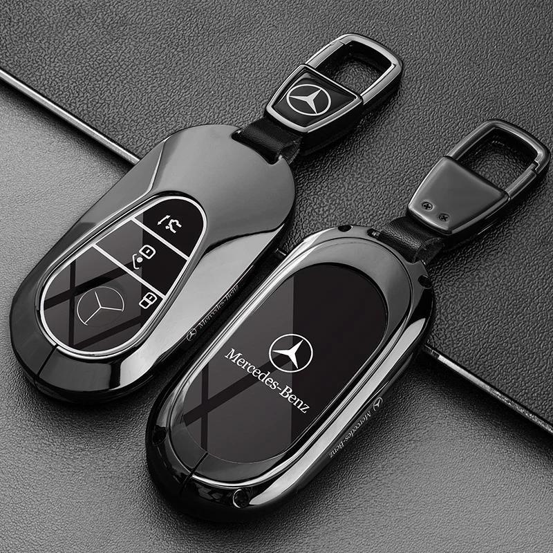 SUG2 Alloy Car Key Case Cover Protection Shell For Mercedes Benz EQ AMG EQA 350 EQB EQC 400 EQE 350 EQS H243 X254 N293 V295 V295 W447