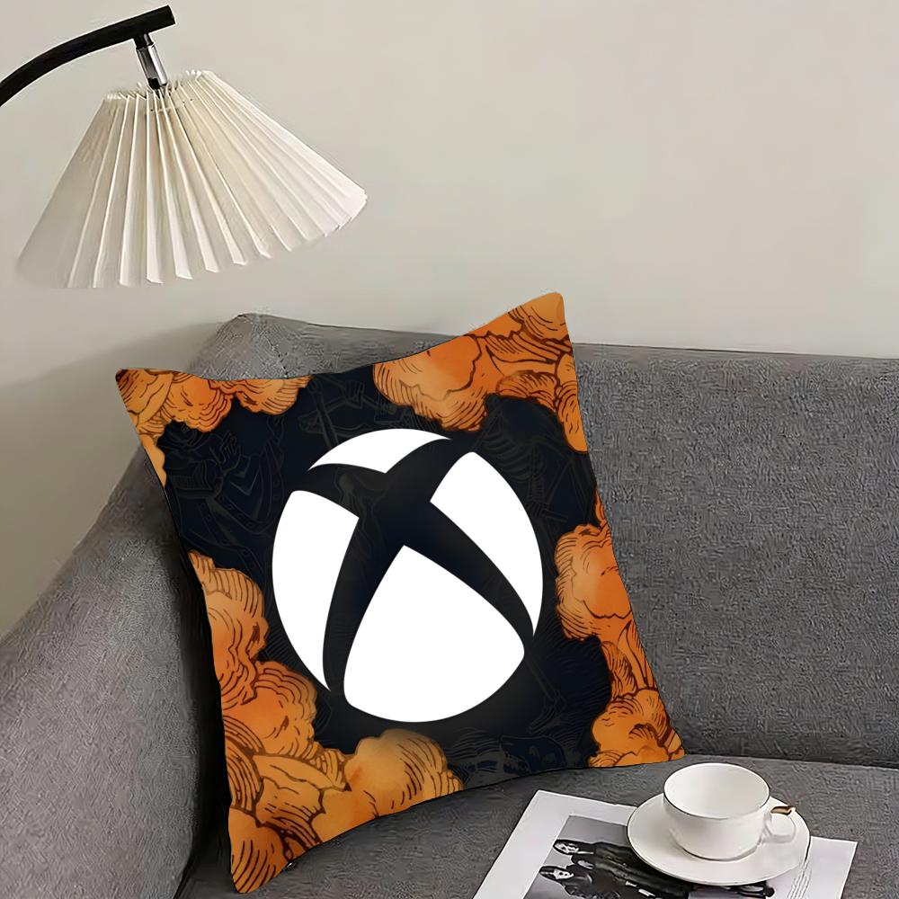 X-XBox Double-sided Printing Cushion Cover Reversible Plush Pillow Cover – For car, sofa, bedroom, perfect as a gift.