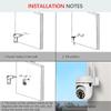 5Ghz&2.4Ghz WiFi Surveillance True 300W 3MP Security Camera 8 LEDS 4X Digital Zoom Automatic Human Tracking Wireless IP Cam Full Color EU CCTV Camera