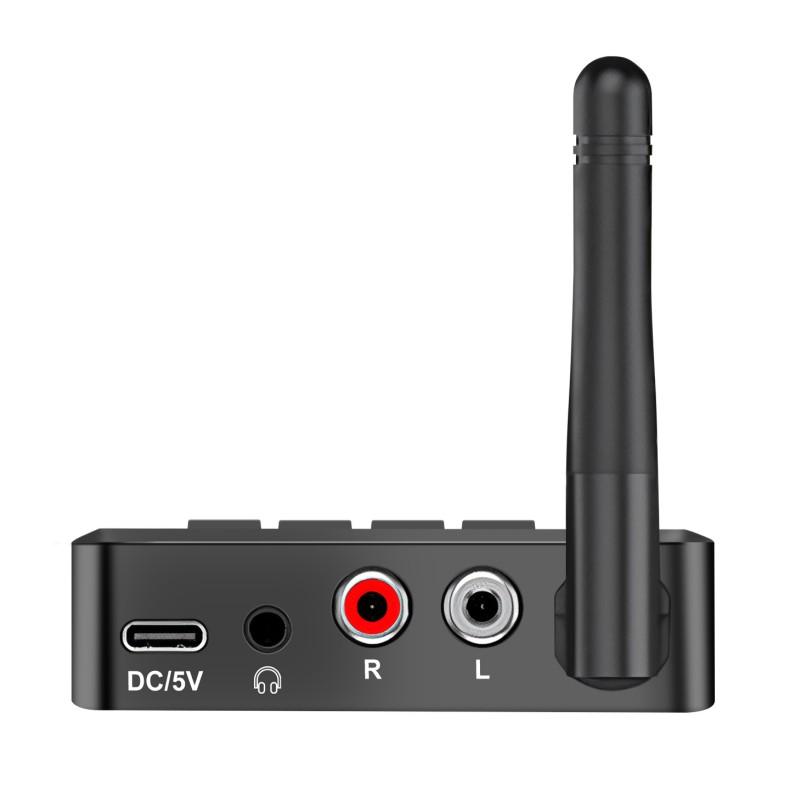 Bluetooth 6.0 Audio Receiver 3.5mm AUX RCA With Mic HIFI Stereo Wireless Adapter Support USB U-Disk For Car Speaker Amp