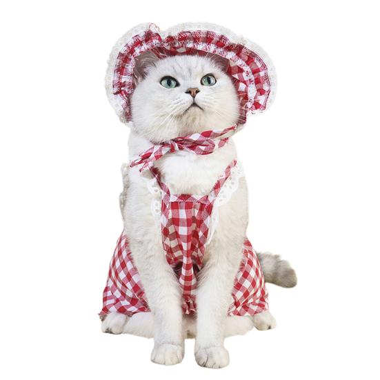 

1 комплект юбки для домашних животных, мягкая, легкая, удобная, привлекающая внимание декоративная фотосъемка, реквизит из полиэстера XL красный