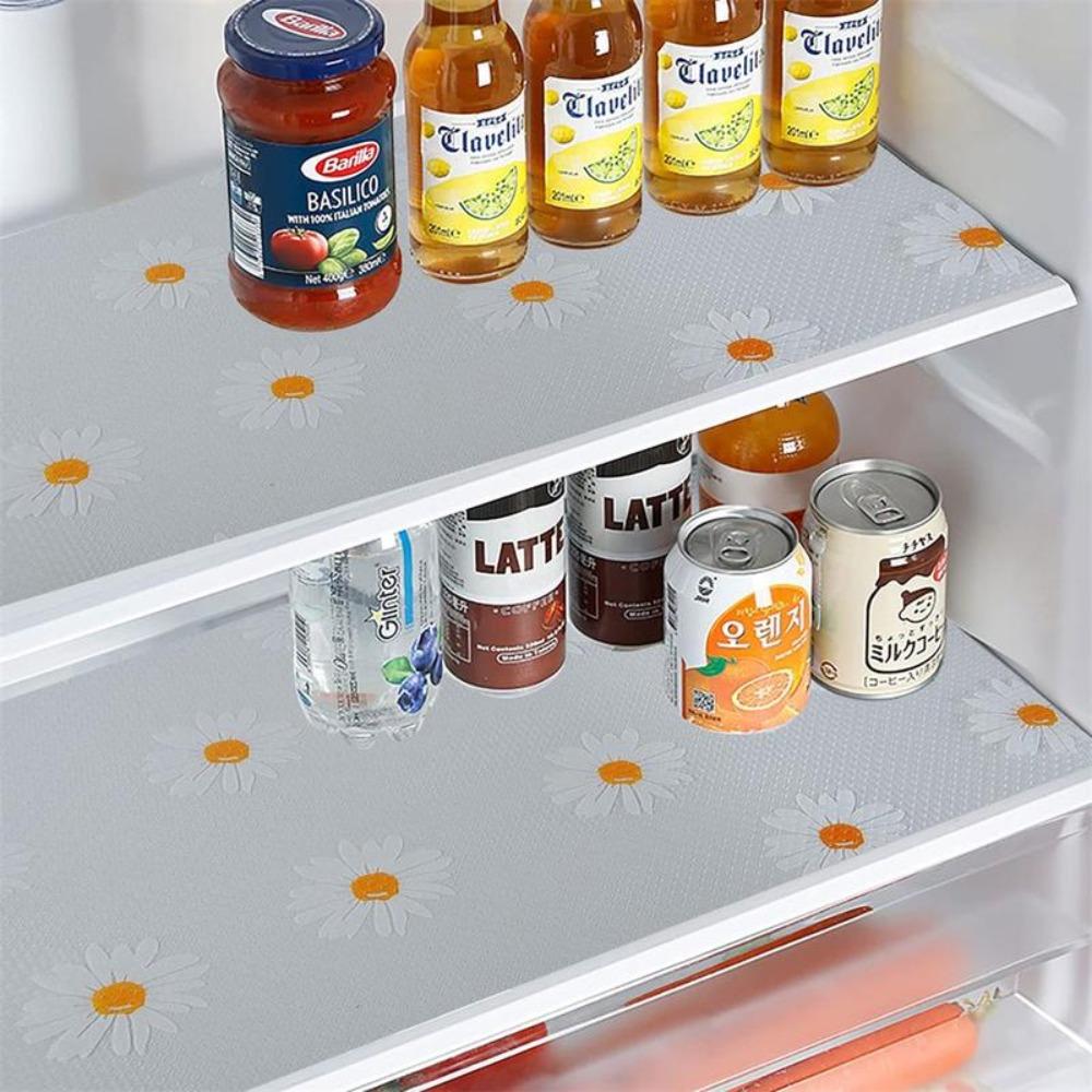 Non-Adhesive Fridge Pad Waterproof Placemats New Drawer Liners