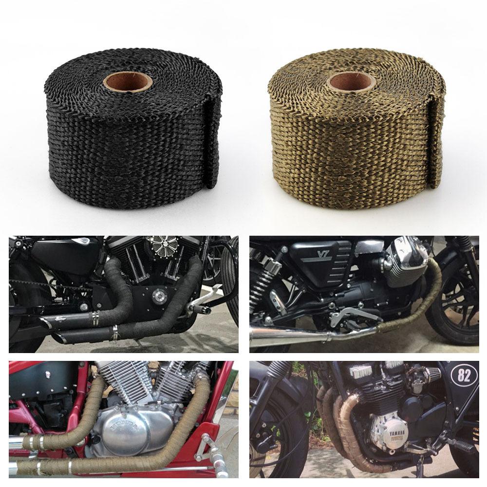 Exhaust Pipe Insulation Banana Belt Motorcycle Heat Insulation Cotton Fire and Noise Reduction Insulation Banana Cloth