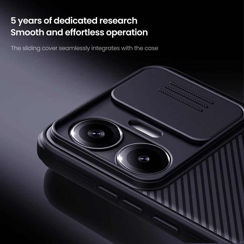 Custodia Nillkin Per Xiaomi Poco F7 5G Rigida in PC CamShield Pro Magnetica Copri Lente Scorrevole Protezione Cover Posteriore Custodia per Telefono