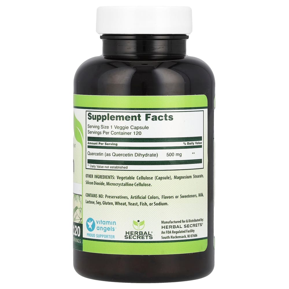 iHerb Quercetin 500mg Veggie Capsules 120 Count