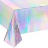 Wasserdichte Dekorative Tischdecke für Feiern: Neujahr, Geburtstag, Valentinstag, Disco, Hochzeit, Picknick - Ölbeständig und Einweg