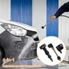 6-in-1 Adjustable Pressure Washer Nozzle 1/4inch High Parts Cleaner Pressure Water Hose Cordless Washer Nozzle Kit Gun Plas A5I2