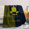 Brøndby IF  Print Flannel Blanket, High Quality Comfortable for All Seasons, Home Decor, Warmth and Comfort