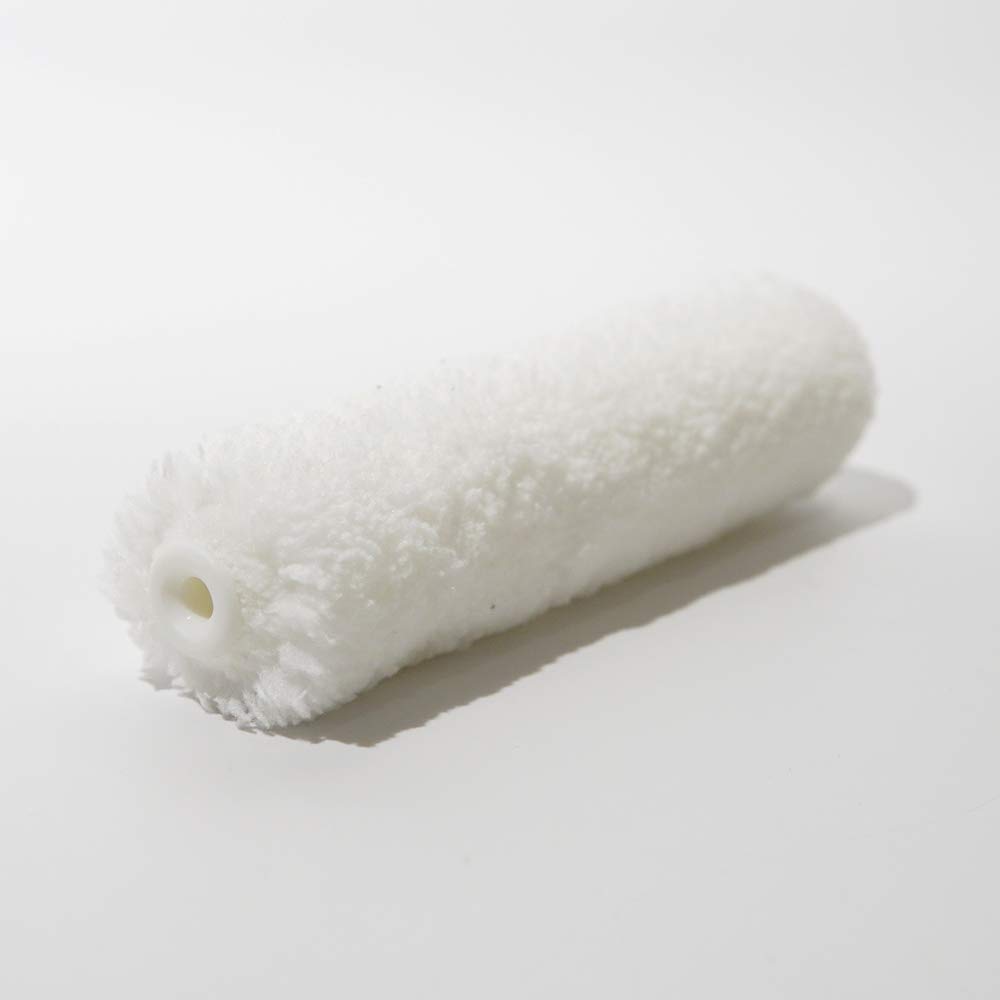 Hakeichi Small Microfiber Paint Roller Great Value Roller, White, 6-inch, 13mm, 10-Piece Set,