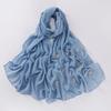 New Pearl Chiffon Flower Rhinestone Beaded Scarf For African Women