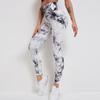 Tie Dye Enge Leggings Sport Frauen Fitness Mit Tasche Yoga Hosen Stretch Workout Leggings Schlanke Gym Leggings