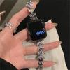 Glitter Fishtail Bracelet Strap for Apple Watch 8 7 SE 6 5 41 42 44 45 49mm Metal Watchband iWatch Series 4 3 2 1 38 40mm Band