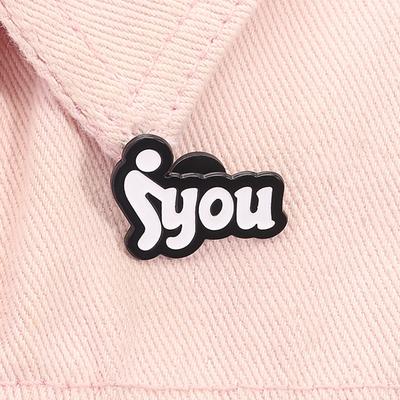 I F You Broche Émail Humoristique Créative Adulte Broche Métal Personnalisée Drôle Badge Revers Sac à Dos Bijou Cadeau Décoratif Pour Amis