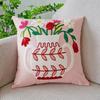 Flower Pillow Cover Does Not Include Core Pastoral Style Home Sofa Pillow Bedside Cushion Office Waist Pillow Quilt