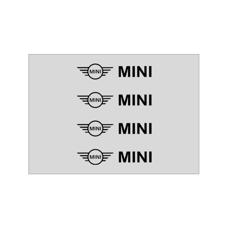 4 stk. Klistremerker for bildørhåndtak Dekaler for dekk og bakspeil For Mini Cooper One S Clubman R50 R53 R56 R60 F55 F56 R57 R58 R59