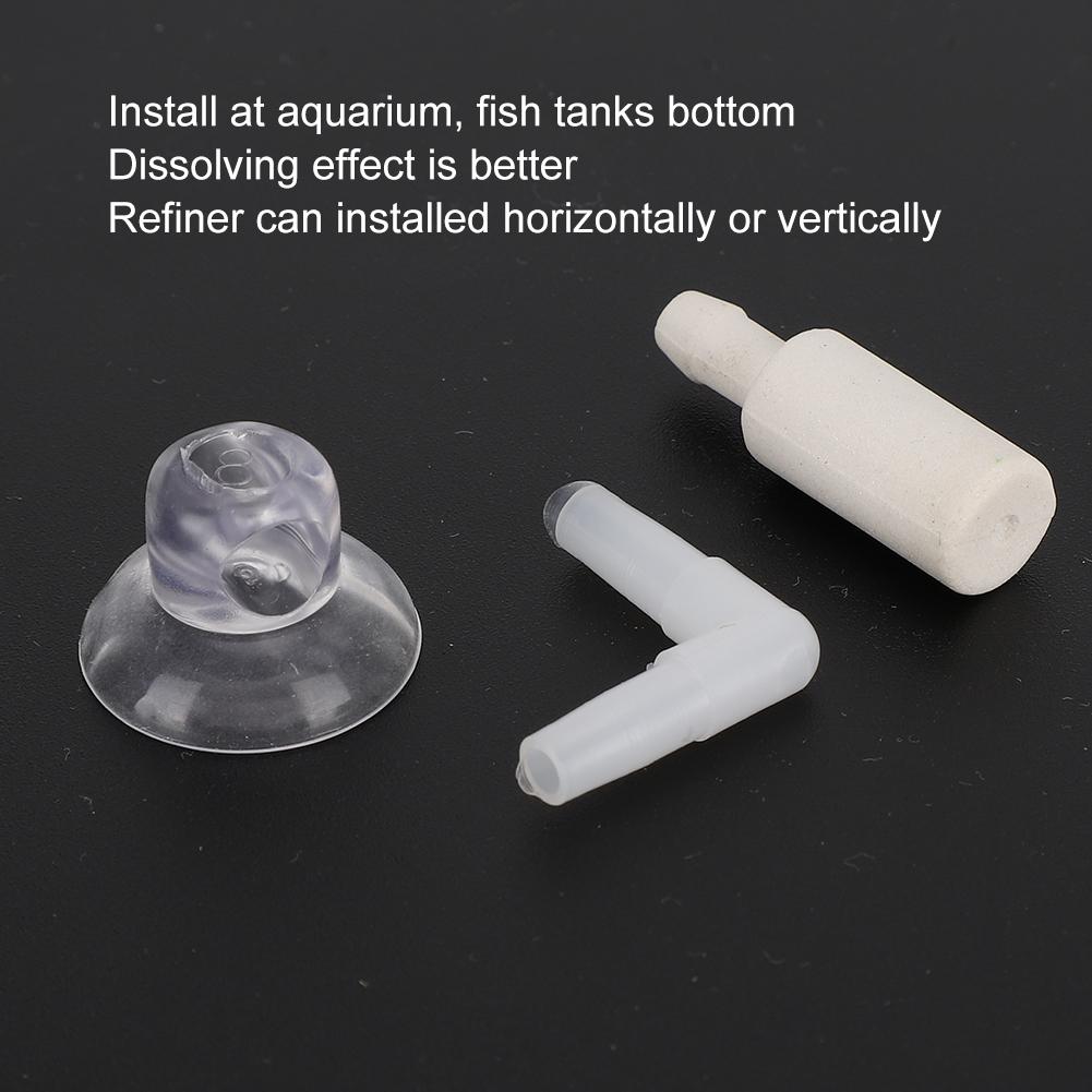 Precision Ceramic Aquarium Carbon Dioxide Refiner Lightweight Fish Water Plants Tanks CO2 Simple Atomizer Accessory