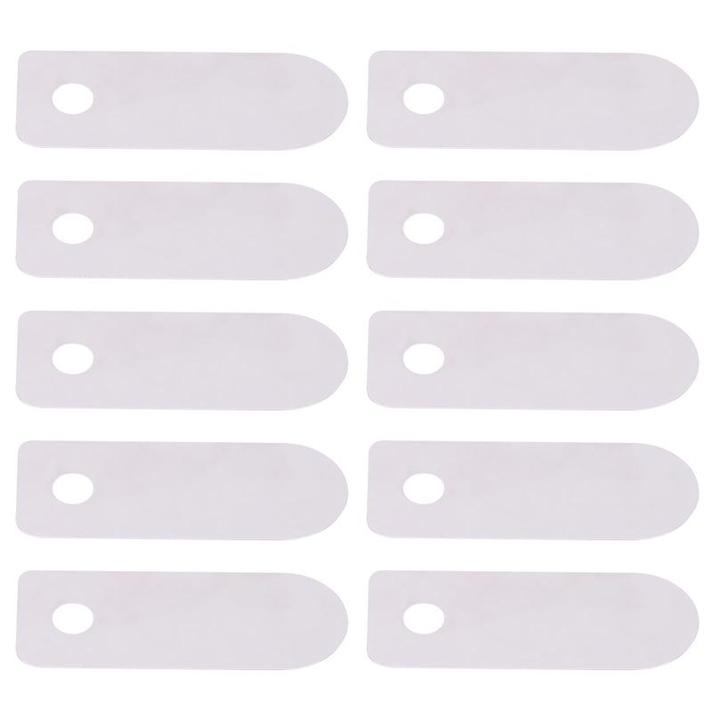 10Pcs Valve Plate Air Compressor Silent OilFree Machine Aluminum Accessories Replacement(Short Valve Plate 13x33mm )