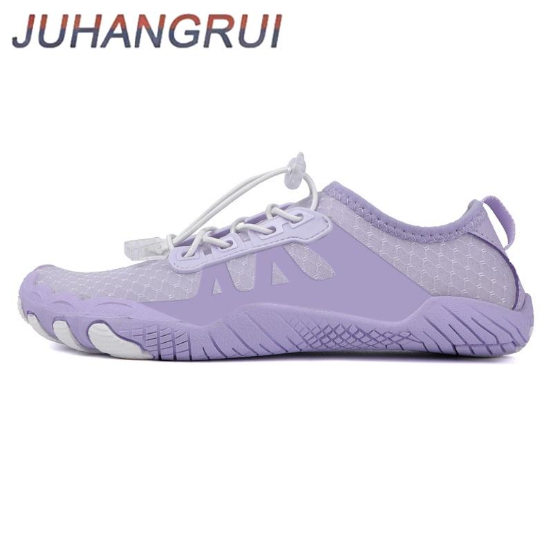 Summer Unisex Aqua Shoes Couples Outdoor Aquatic Sneaker Quick-Dry Upstream Wading Footwear Barefoot Beach Shoes Breathable Mesh