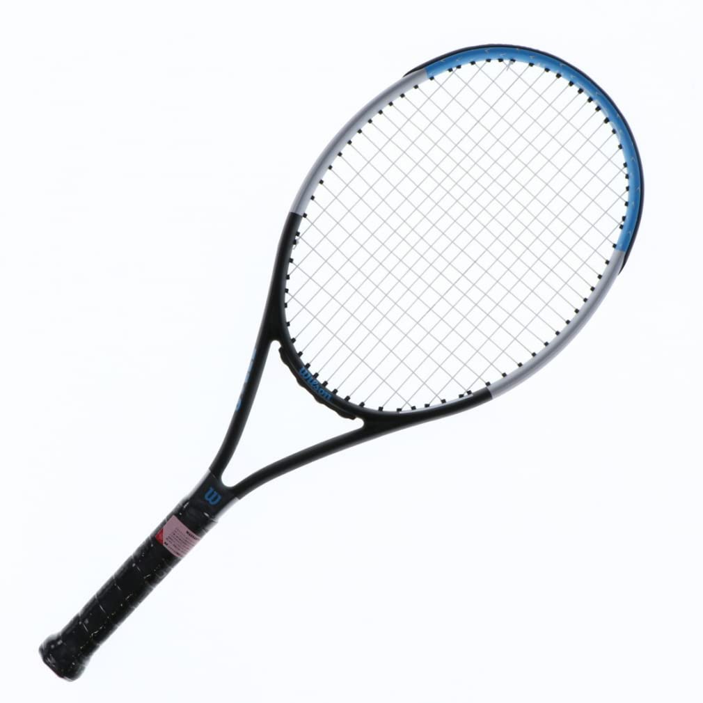 Wilson ULTRA POWER 100 2 Tennis Black X Sax Blue Racket, Pre-strung,