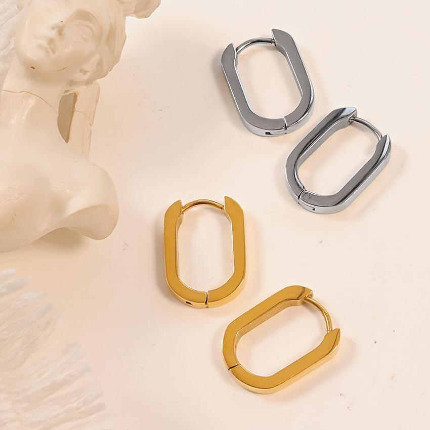 1 Paio Donna Multifunzionale Antiallergico Alta Qualità, Resistente allo Sbiadimento, Semplice ed Elegante, Adatto per Indossare Quotidianamente o Accessori Gioielli per Feste