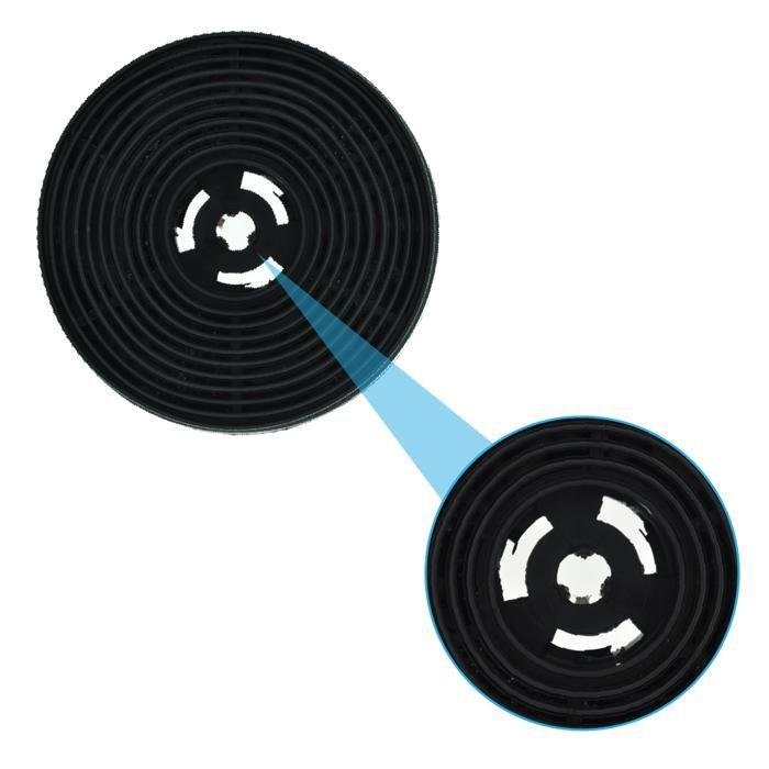 Filtre à charbon (2pcs) d'origine Respekta MIZ0060N