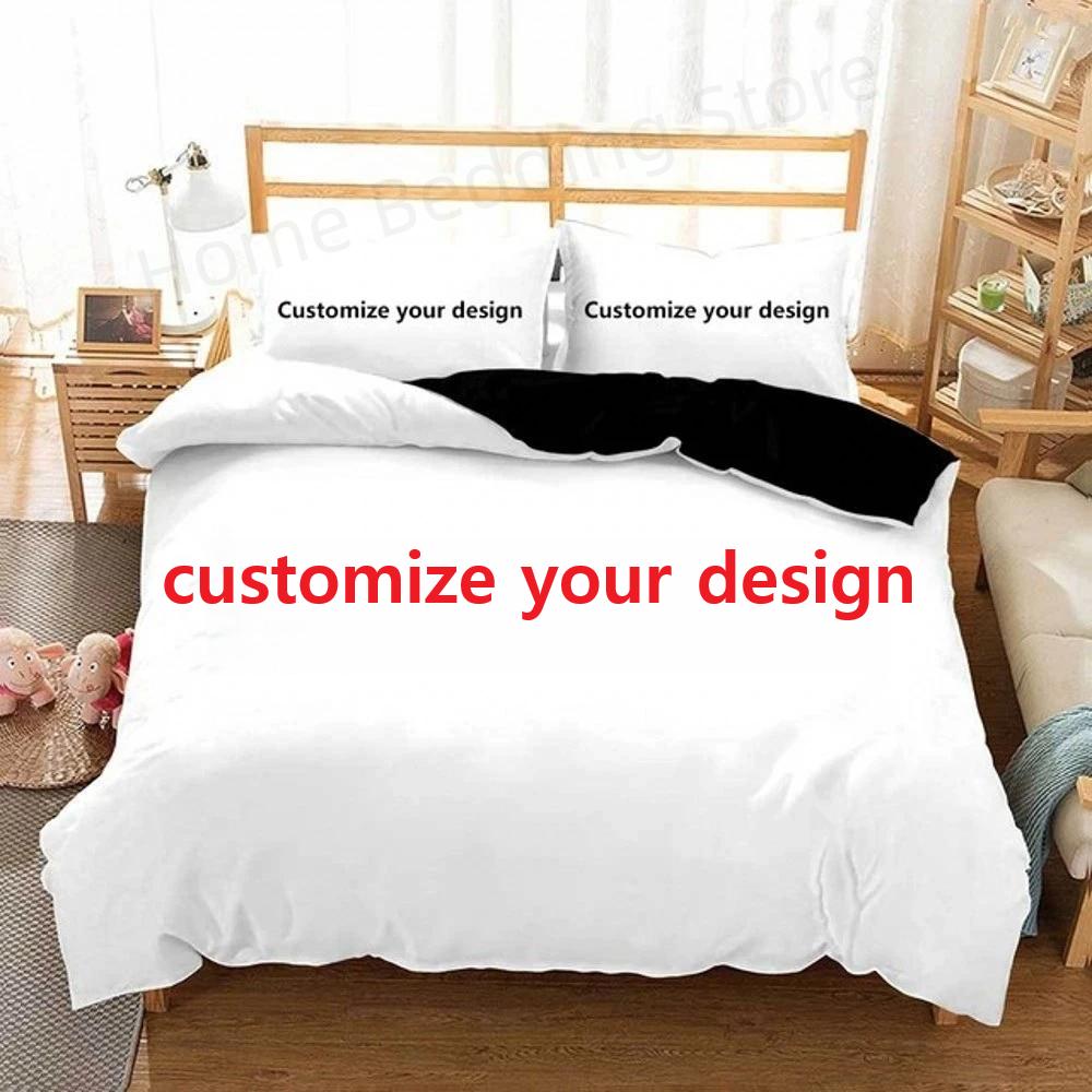 Queen & King 3pcs Couples Spouses Lovers Themes Bedding Set with All Size Featuring Printed English Letters On The Duvet Cover