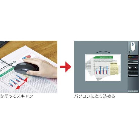 King Jim Scanner Mouse Type MSC20 Black