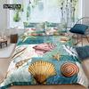 Home Living Luxury 3D Shell Bedding Set Comfortable Duvet Cover Set Pillowcase Kids Bedding Set Queen and King EU/US/AU/UK Size