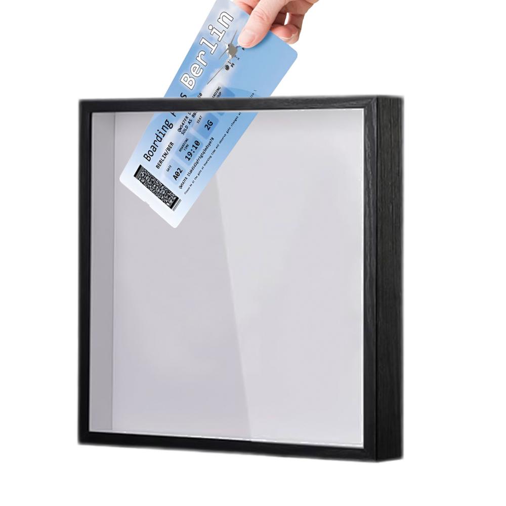 Adventure Archive Box Travel Memories Box Wood Frame Travel Tickets Box Travel Collection Box Top Loading Shadow Keepsake Travel