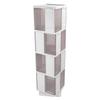 Rotating Bookshelf 360 Display Floor Standing Bookcase Storage Rack Corner Bookshelf for Small