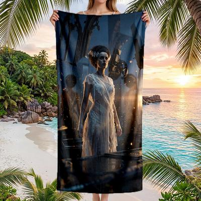 Large Beach Towel Quick Dry Absorbent Towel For Beach IndoorBride of Frankenstein