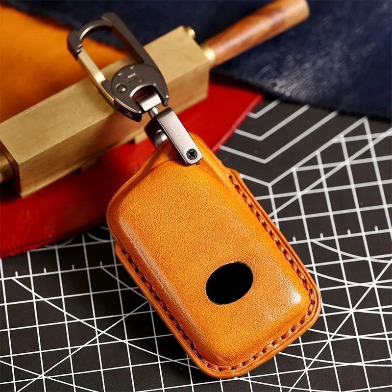 New Luxury Leather Car Key Case Cover Fob Protector Accessories for Lexus Nx200 Nx300h Rx300 ES300 Keychain Holder Keyring Shell