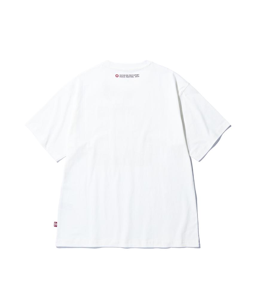 DISCUS ATHLETIC 2026 Pentaport Typo T-Shirt White