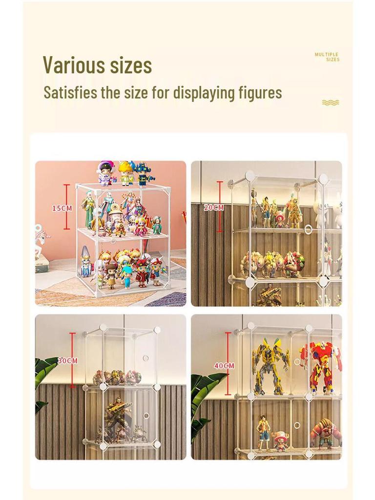 Acrylic Dustproof Display Box for Toy Models & Building Blocks