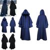 Medieval Wizard Hooded Robe Cloak For Halloween Role Play