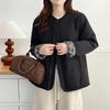 Plus Size Women Vintage Simple Warm Winter Padded Cotton Coat Outerwear
